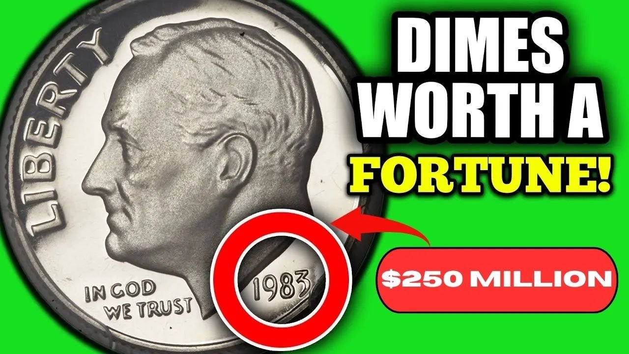 5 Most Valuable Dime Coins Value is $250 Million USD