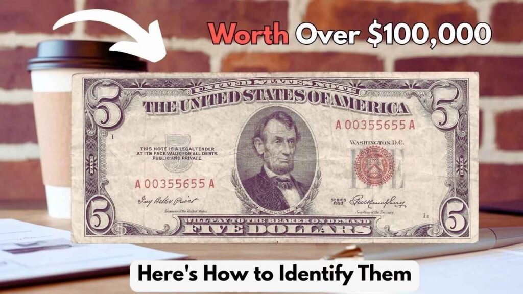 Low Serial 1953 Red Seal $5 Bills Quietly Selling for Over $100000